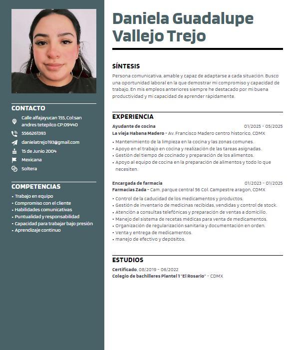 Daniela Guadalupe Vallejo Trejo
